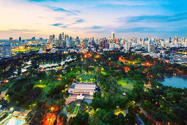 Công viên Lumpini cũng là nơi chụp ảnh đẹp nhất nhì Thái lan