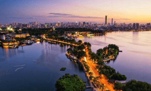Thủ đô Hà Nội từ trên cao