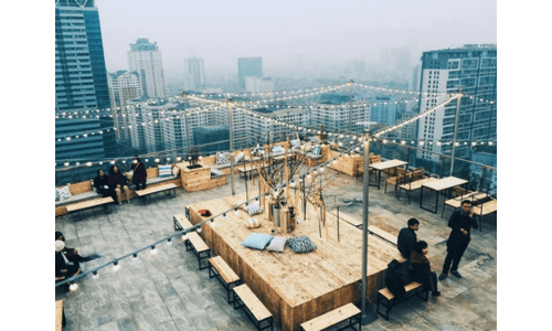 Chụp hình cafe cực sang chảnh