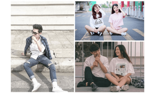 Cách tạo dáng chụp ảnh ngồi trên đường phố