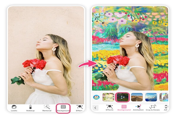 Đổi nền không có gì khó, có Youcam lo