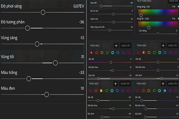 Lightroom là app chỉnh bầu trời xanh tốt nhất