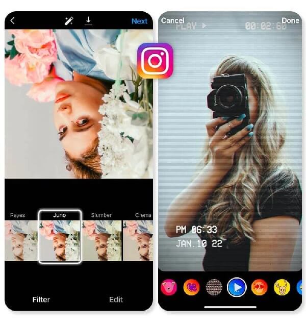 Sử dụng Filter trên Instagram vô cùng đa dạng, sẵn sàng mang đến nhiều lựa chọn cho bạn trẻ thỏa sức sáng tạo.