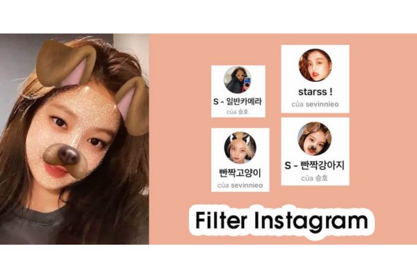 Nhiều filter instagram hot hiện nay