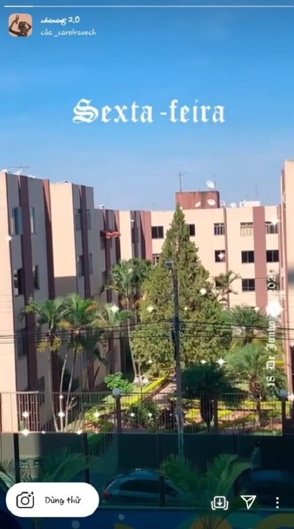 Filter The Shining phổ biến trên instagram - app chụp bầu trời đẹp
