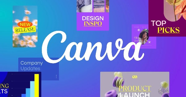 App tạo khung ảnh đẹp Canva miễn phí