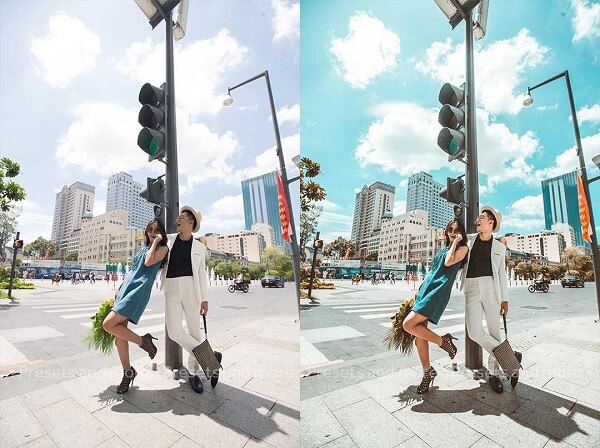Trước và sau khi sử dụng Lightroom