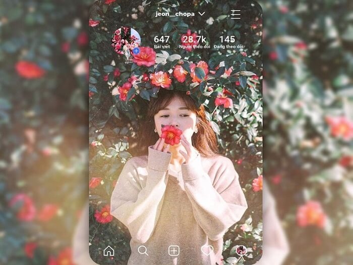Lựa chọn phông nền phù hợp là cách chụp ảnh trên Instagram