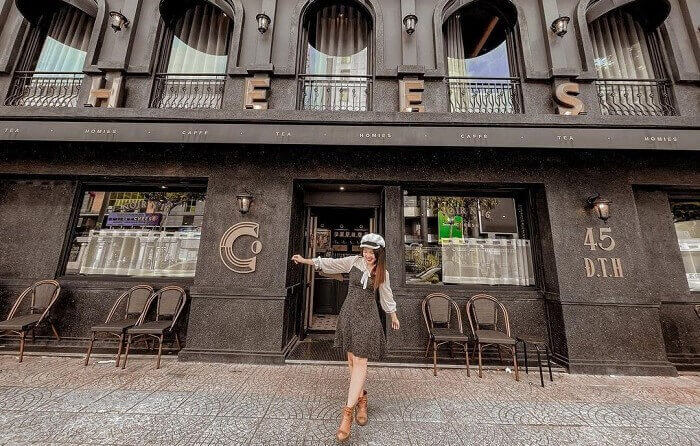 Cheese Coffee được thiết kế theo phong cách Pháp