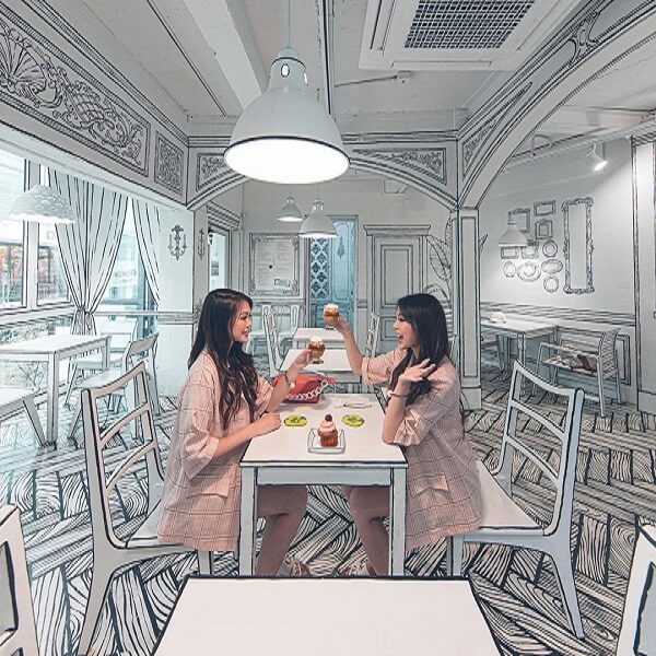 Lạc vào chốn “kì ảo” tại quán 2d Café