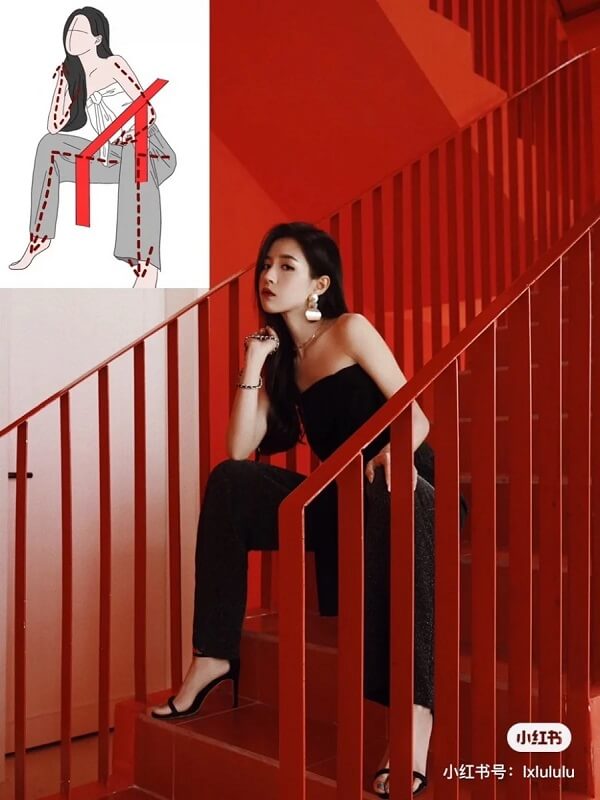 Tư thế chụp ảnh đầy thần thái