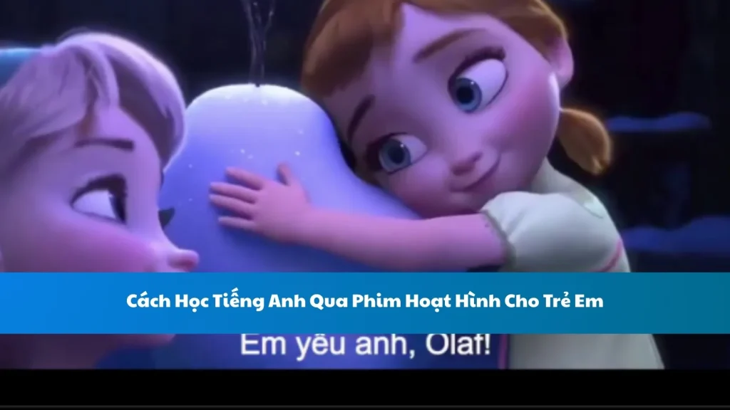 Trẻ em thực hành bài tập tiếng Anh sau khi xem phim hoạt hình - nguồn từ Lingo Speak