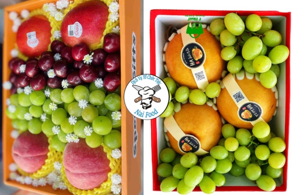 Tráng miệng tiệc cưới sang trọng – yến chưng và trái cây nhập khẩu