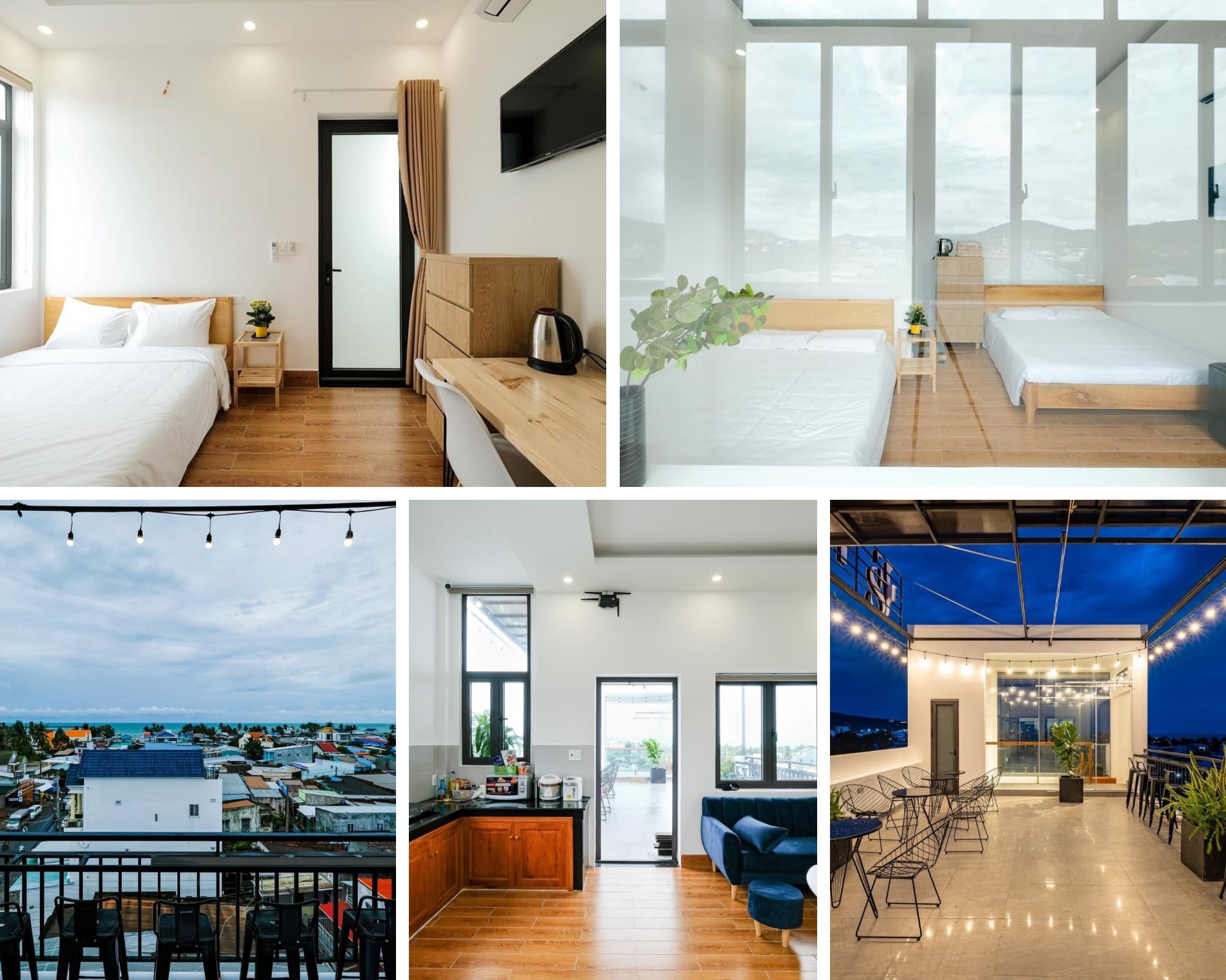 Không gian hiên nhà với võng treo tại Fisherman Homestay