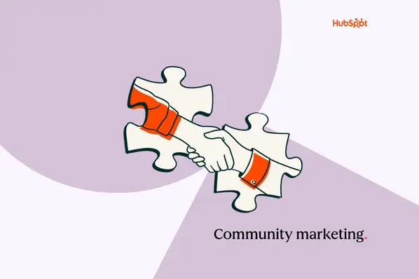 Community Marketing – minh họa kết nối cộng đồng khách hàng xung quanh thương hiệu