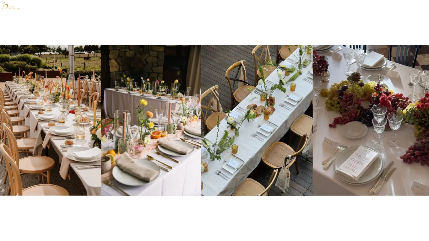 Đám cưới theo concept với trang trí chủ đề độc đáo và thiết kế không gian sáng tạo - nguồn từ B Art Wedding