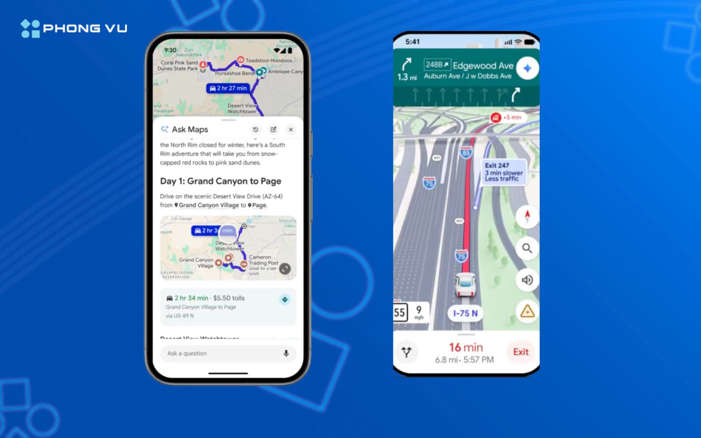Tính năng mới của Google Maps - Ask Maps AI và điều hướng 3D