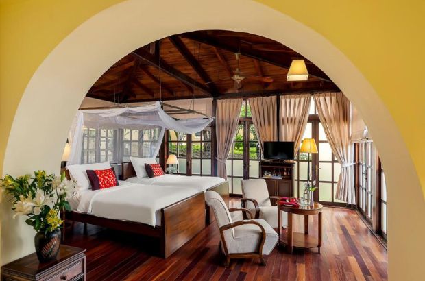 Không gian spa yên tĩnh tại resort mid-range Đà Lạt phù hợp nhiều ngân sách