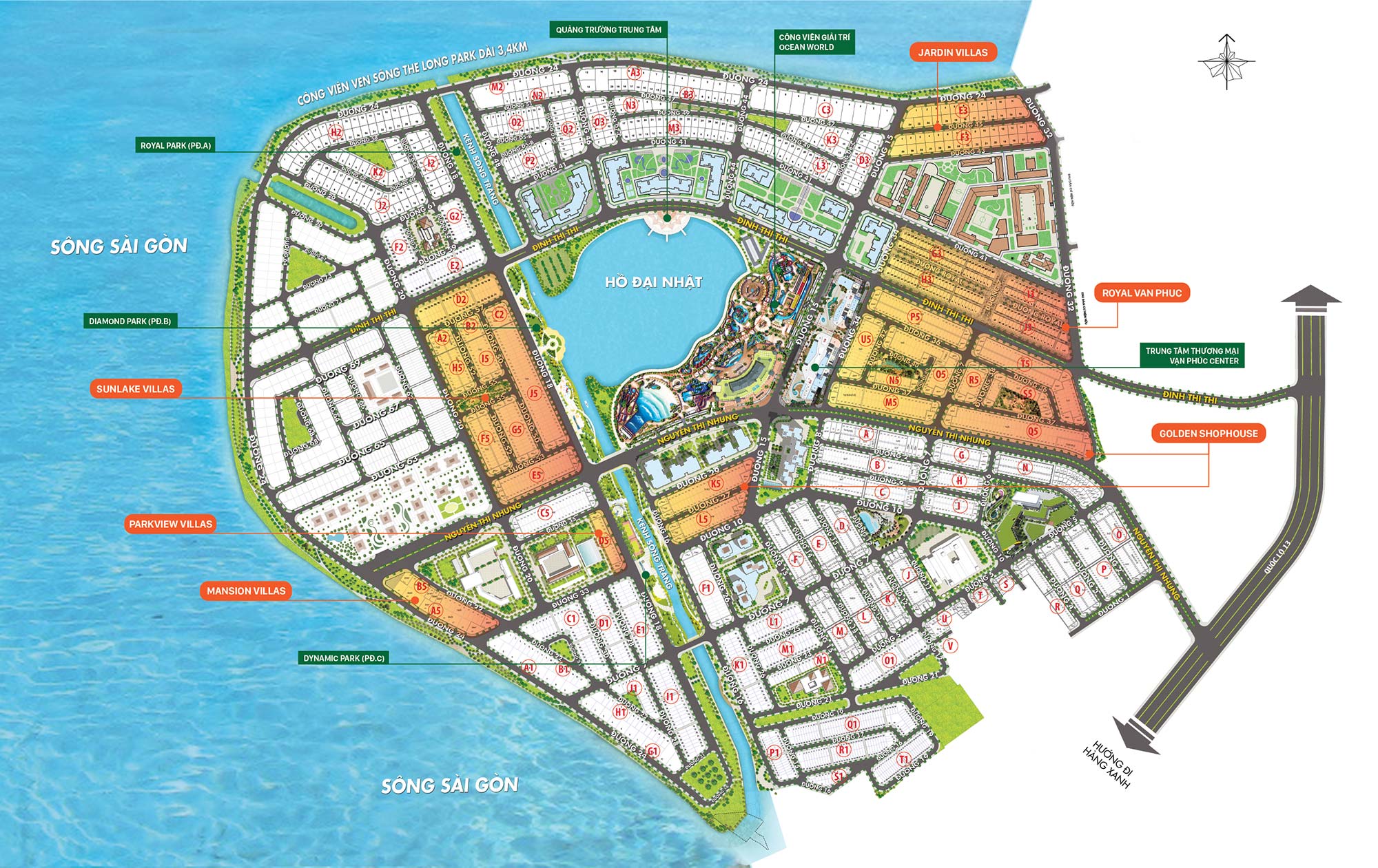 Khu đô thị Vạn Phúc City - Châu Âu thu nhỏ tại Sài Gòn với kiến trúc cổ kính đầy lãng mạn