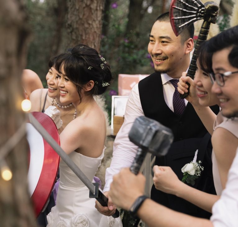 Trang trí tiệc cưới ngoài trời lãng mạn bởi TIFF Wedding Planner