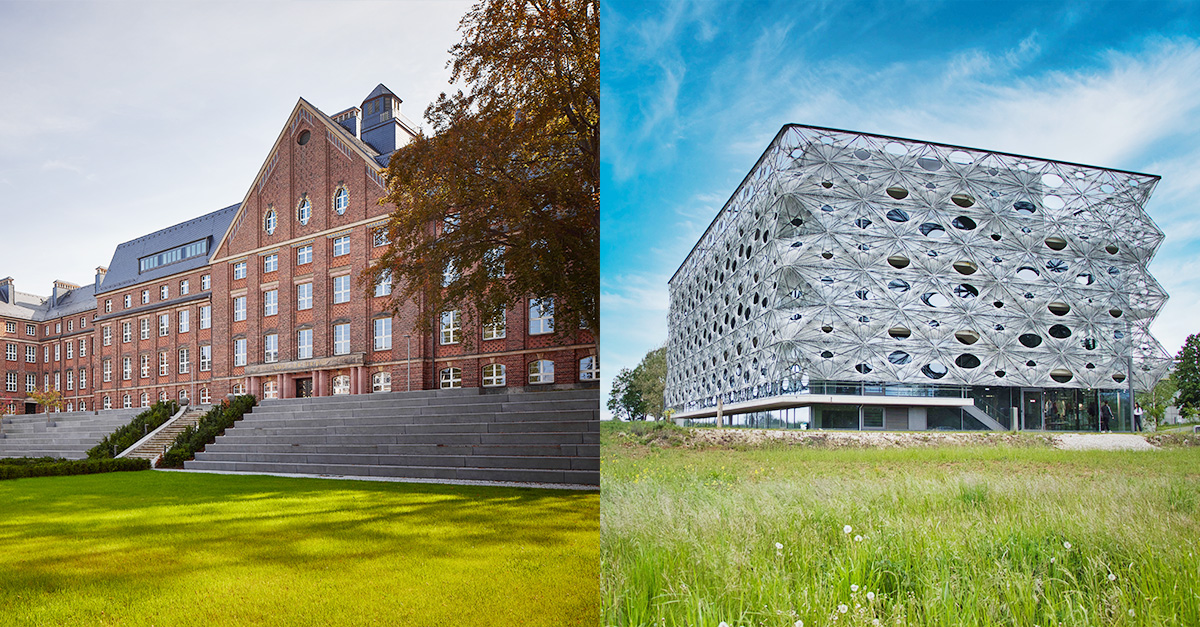 Tòa nhà đại học cổ kính ở Đức