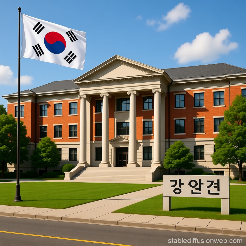 Khuôn viên đại học hiện đại tại Hàn Quốc