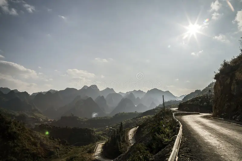 Vietnam coastal road trip personalized route Ha Giang mountain pass